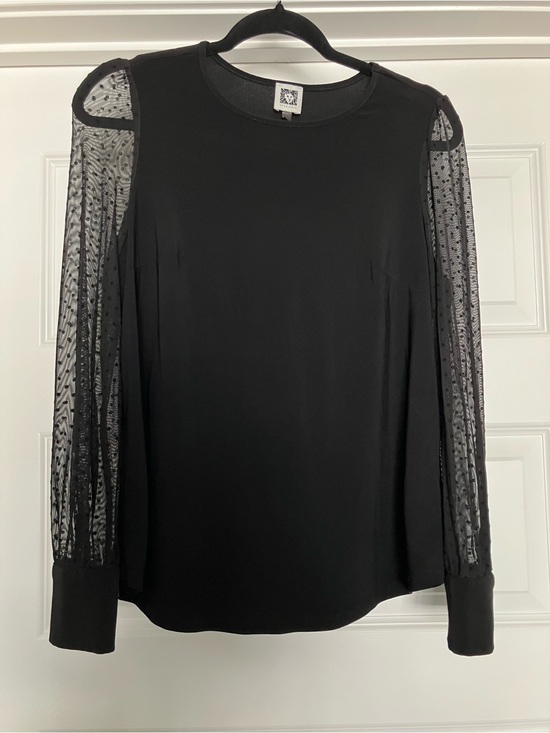Anne Klein Tops - Anne Klein Long Sleeve Shirt Black Women Medium 2026-605